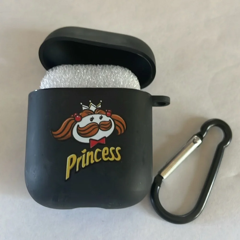 Pringles Cartoon Airpods Case 1 or 2 Generation‎ Silicone earphone buds cover